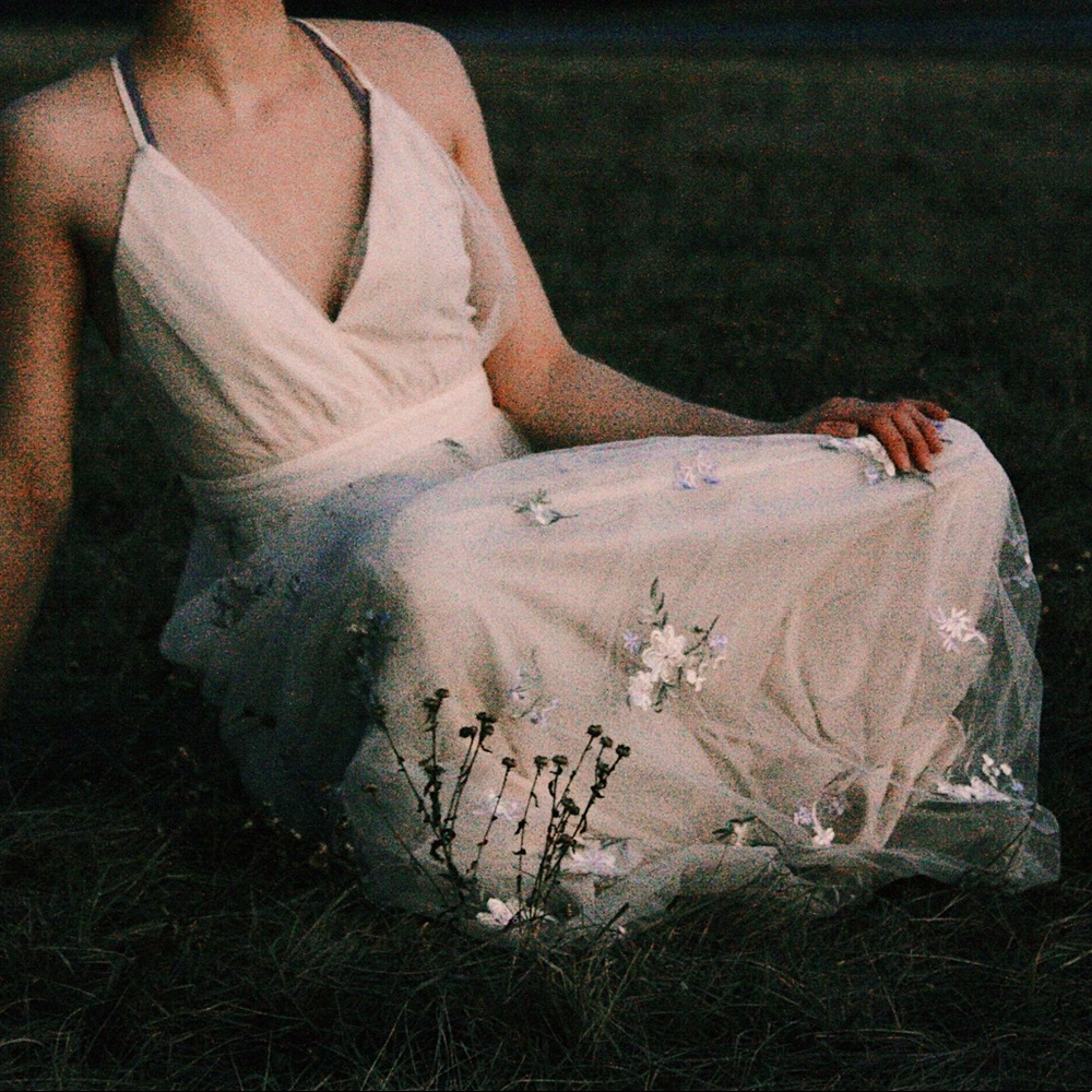 (lulu’s) lorenzo beige embroidered maxi dress